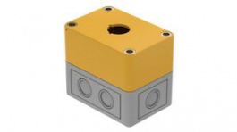 704.945.8, Switch Enclosure, 65x81x94mm, Grey / Yellow, EAO 04 Series, EAO