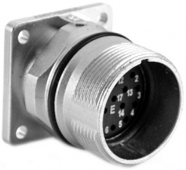 MA1LAE1700, Straight Receptacle Type 17E 17P, Amphenol