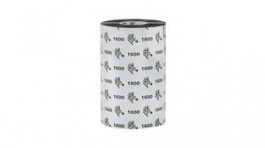 01600CT11007, Cartridge Print Ribbon, Wax, 74m x 110mm, Black, Zebra