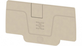 2051680000 [50 шт], AEP 2C 4 End plate Beige, Weidmuller