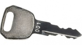 AT4153-001, Flat Key for NKK CKL Series Keylock Switches, NKK Switches (NIKKAI, Nihon)