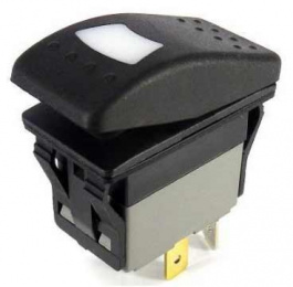 RND 210-00534, Rocker Switch, DPST, On-Off, RND Components