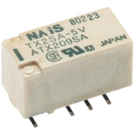 TX2SA-5V, Реле: электромагнитное; DPDT; Uобмотки:5ВDC; Iконтакт.макс:2А, Panasonic