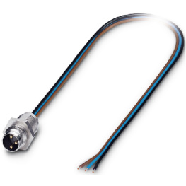 1500334, SACC-E-M 8MS-3CON-M8/0,5 Device plug M8 Poles 3, Phoenix Contact