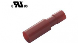 RND 465-00588 [50 шт], Crimp Terminal, Socket Nylon Red Pack of 50 pieces, RND Connect