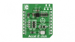 MIKROE-1905, Accel 2 Click 3-Axis Accelerometer Module 3.3V, MikroElektronika