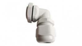 RND 465-00864, Bend Cable Gland, PG13.5, Nylon, Grey, IP68, RND Components