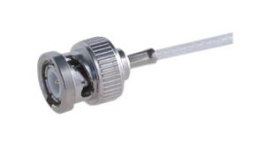11 BNC-75-2-15/133 NH, RF Connector, BNC, Brass, Plug, Straight, 75Ohm, Crimp Terminal, Huber+Suhner