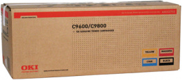 43112702, Toner Rainbow Kit CMYBK cyan magenta yellow black, Oki
