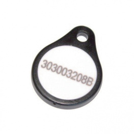 TP-KEYFOB-NUMBER, Transponder key fob with number, 125 kHz, EM 4102, Codatex