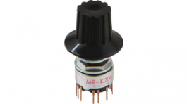 MRK206-A, Переключатель: поворотный; Пол: 6; 0,1A/28ВAC; 0,1A/28ВDC, NKK Switches (NIKKAI, Nihon)