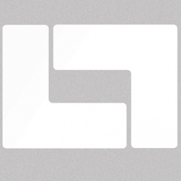 104447 [20 шт], Floor Corner Marks, L-shaped 104447, Brady