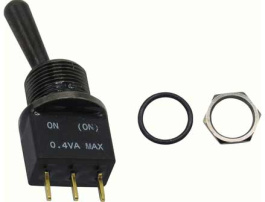 RND 210-00476, Toggle Switch, On-None-(On), PC Thru-hole, RND Components