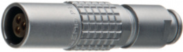 PHG.0B.303.CLLDS2Z, Cable socket, B-series 3-pin Poles 3 6 A 300 VAC/VDC, LEMO
