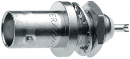 22 BNC-50-0-3/133 NE, Panel-mount female receptacle BNC 50 Ohm, 4 GHz, Female, BNC Straight, Huber+Suhner