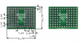 RE942-S1, Prototyping board FR4 epoxy fibre-glass + HAL, Roth Elektronik