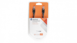 KNC85100E75, Patch cable CAT5 UTP 7.5 m Anthracite, KONIG