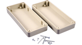 RL6035, Plastic enclosure grey 144 x 65 x 40 mm ABS IP 54, Hammond