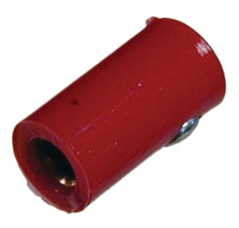 2,6MM ROT ZWERG-KUPPLUNG, Cable socket, red, Donau