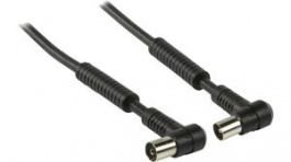 CSGP40120BK50, Coax Cable 120dB Coax Male - Coax Female 5m Black, Nedis (HQ)