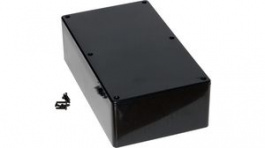 1591ESBK, Multipurpose GPABS Enclosure, 110 x 190 x 57 mm, Black, ABS, IP54, Hammond
