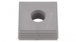 2584490000, Cable Grommet, 16 ... 17mm, TPE, Grey, Weidmuller