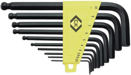 T4443M, Allen key set, C.K Tools (Carl Kammerling brand)