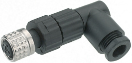 ELWIKA 3008 V, Разъем: М8; "мама"; PIN:3; угловой 90°; на провод; вилка; E; 4А; 60В, Hirschmann