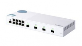 QSW-M408S, Ethernet Switch, RJ45 Ports 8, Fibre Ports 4SFP+, 10Gbps, Managed, Qnap