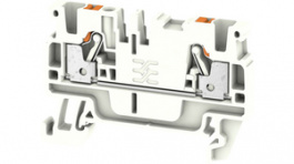 1521970000, A2C 2.5 WT terminal block a push-in, 0.5...2.5 mm2 800 vac 24 a white, Weidmuller