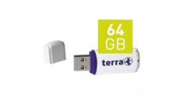 2191727, USB Stick, USThree, 64GB, USB 3.0, White, Terra