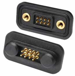 M90-6010845, Female connector 8P, Harwin