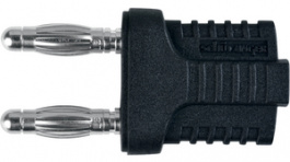 KURZ 12-4 IG MB Ni / SW, Jumper plug diam. 4 mm Black, Schutzinger