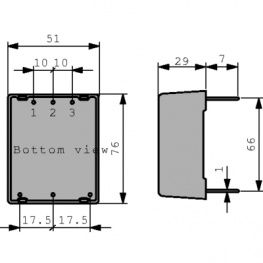 TMS 25105, Switching power supply 25 W 1 output, Traco Power