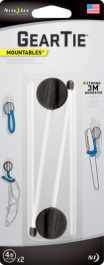 GearTie Mountables 4 Bl/Wh, Gear tie, Nite Ize