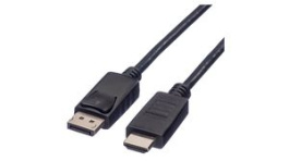 11.04.5779, Video Cable, DisplayPort Plug - HDMI Plug, 1920 x 1200, 1.5m, Roline