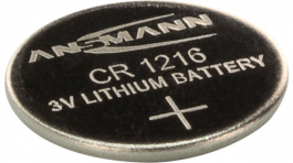 1516-0007, Lithium Button Cell Battery,&nbsp;&nbsp;Lithium Manganese Dioxide, 3 V, Ansmann