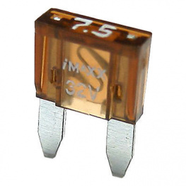 F7075, Fuse miniOTO 7.5 A 32 VDC brown, iMaxx Companies