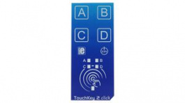 MIKROE-2474, TouchKey 2 Click Capacitive Touch Input Module 3.3V, MikroElektronika