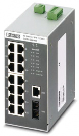 FL SWITCH SFN 15TX/FX, Industrial Ethernet Switch 15x 10/100 RJ45 1x SC (multi-mode), Phoenix Contact