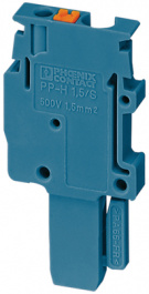 PP-H 1,5/S/1-L BU, Push-in-Plug, terminal block blue 0.14...1.5 mm2, Phoenix Contact