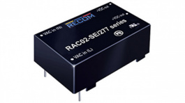 RAC02-24SE/277, PCB Mount Converters 2 W 24 VDC, RECOM