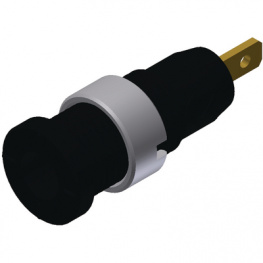 MSEB 2610 F2,8 Au schwarz / black, Safety socket diam. 2 mm Black CAT III, SKS Kontakttechnik