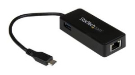 US1GC301AU, Network Adapter USB-C - RJ45/USB-A Black, StarTech