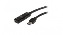 USB3AAEXT3M, Active Extension Cable USB-A Plug - USB-A Socket 3m USB 3.0 Black, StarTech.com