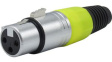 RND 205-00884 XLR Connector Silver Socket 3 Poles