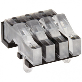 1278.1004, Светодовод для LED; прямоугольная; 3,9x1,7мм; Кол-во мод:4, Mentor