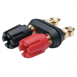 ST-359L-D, Binding post diam. 4 mm red + black, Sun Rise Exact