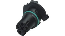 1425604, M12 Panel Mount Socket, 4 Poles, L-Coded, Solder, Phoenix Contact