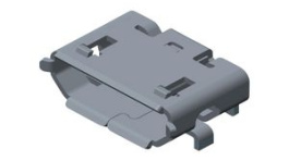 105017-0001, Micro USB-B with Solder Tabs, Micro USB-B 2.0 Socket, Right Angle, 5 Poles, Molex